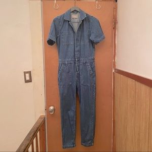 Shortsleeve Denim Coverall
